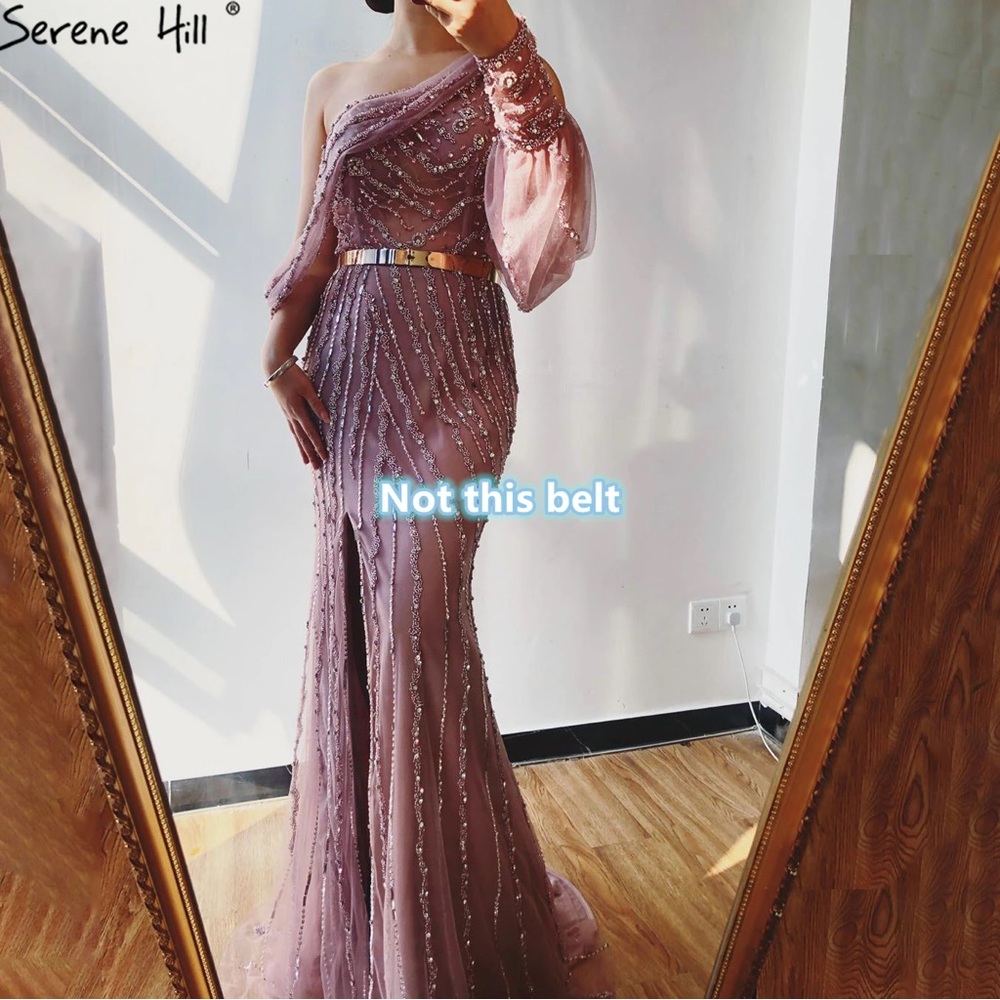 Beaded evening gown